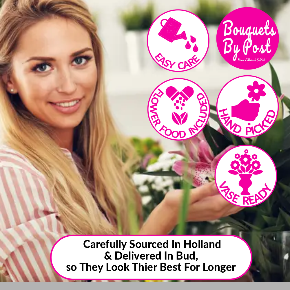 A Pink Snow White Bouquet